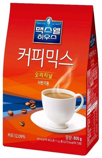맥스웰 오리지널 800g, 1개, 10개입
