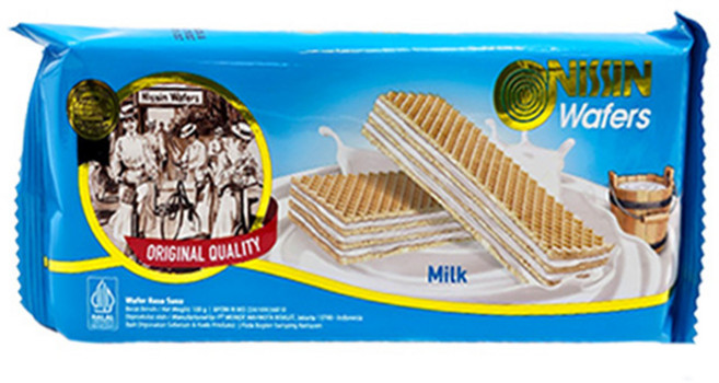 니신 와퍼(웨하스) 밀크맛, 30개, 100g