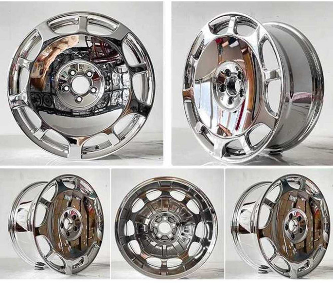 20인치 벤츠 마이바흐 단조 휠 E클래스 S500 S450, 1개, 20x9.5J 스핀 도금type