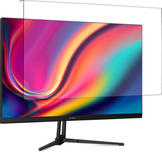 지클릭커 휴 쉴드 블루라이트 차단 거치형 모니터 필름 32인치, 1개