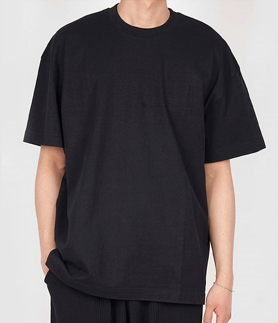 지스캇 남녀공용 리얼 오버핏 반팔 티셔츠