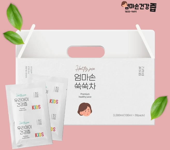 쑥쑥차 3년근황기 가시오갈피(가시오가피) 대추 감초 추출액, 30개, 100ml - 쿠팡