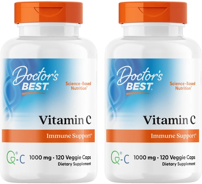 닥터스베스트 비타민 C Q-C 1000mg 베지 캡슐, 120정, 2개 - 쿠팡