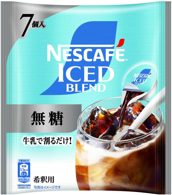네스카페 아이스 블렌드 포션 달지 않은 타입, 11g, 7개입, 1개