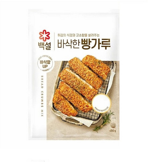 백설 바삭한빵가루, 450g, 8개