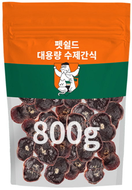 펫쉴드 강아지 수제간식 대용량 5% 할인특가, 800g, 1개, 오리 근위
