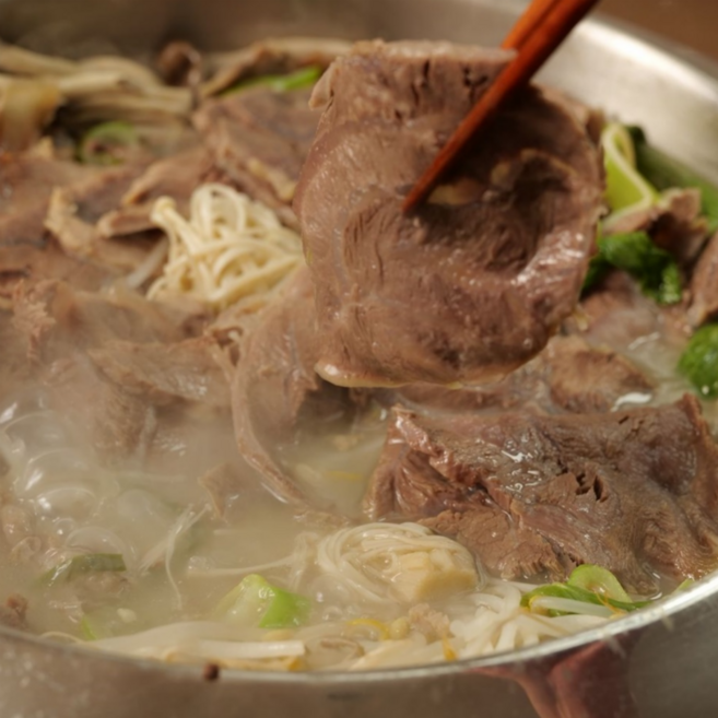아롱사태 수육 육수 캠핑 소풍 밀키트 300g, 1세트