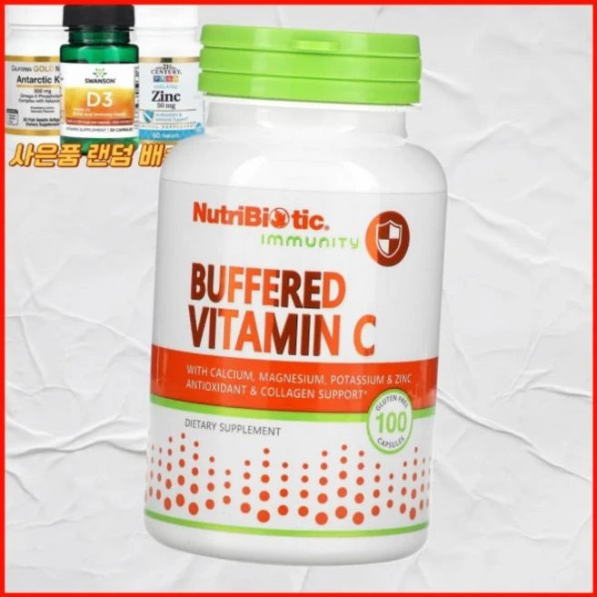 뉴트리바이오틱력 높이는 방법 Buffered 비타민 C 글루텐Free 100 정 미국내수 뉴트리바이오틱뉴트리, 뉴트리바이오틱 높이는 방법 Buffered 비타민 C, 1개 - 쿠팡