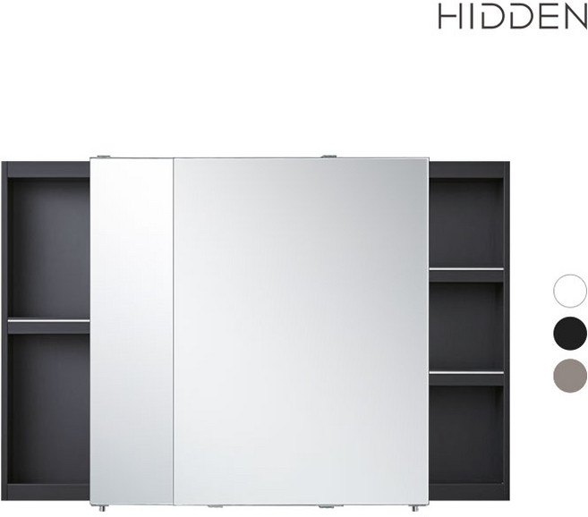 히든바스 욕실 상부장 슬라이드장 (1200x800) 퍼펙트 1200 비규격상담가능, 아이보리, 실버, 1개