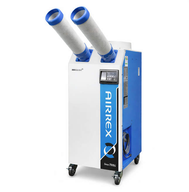 에어렉스 2구 산업용 이동식 에어컨 에너지 소비효율 2등급 코끼리에어컨 HSC-2270N, 17평형 HSC-2270N