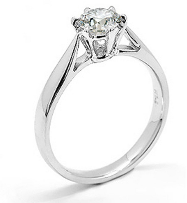 우신 GIA 5부 천연 다이아몬드 다이아 반지 프로포즈 클래식6발