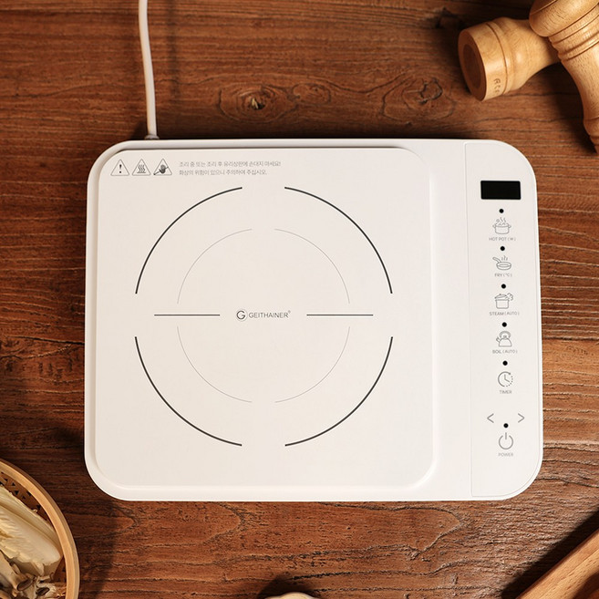 가이타이너 슬림 1구 인덕션 NGTIDW 휴대용 미니 전기레인지, 일반형