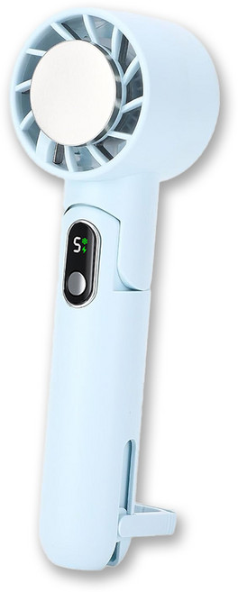 SHILONG 무선 휴대용선풍기 BLDC 무선 손풍기 휴대용 쿨링 미니 선풍기, 색 흰색