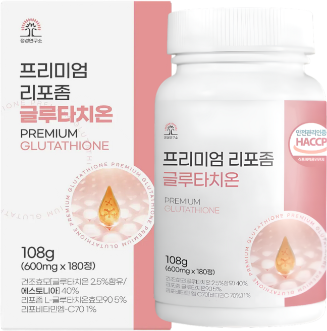 리포좀 글루타치온 프리미엄 대용량 6개월분 HACCP 인증, 1개, 180정