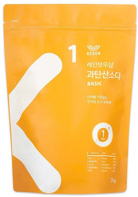 레인보우샵 과탄산소다 베이직, 2kg, 5개