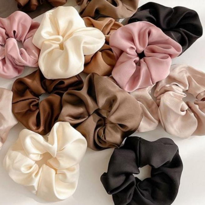 미니곱창밴드 Ludia 실키곱창밴드 새틴 슈슈 곱창머리끈