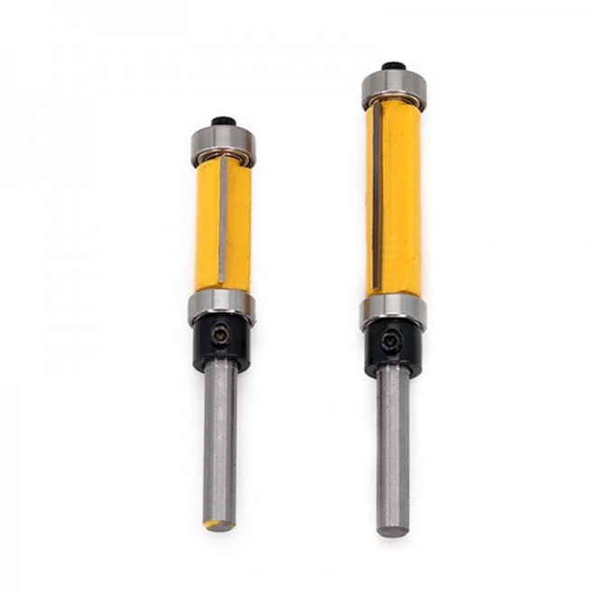 아이베란다 더블 베어링 트리머 날 6mm 샹크 2P 세트, 1개