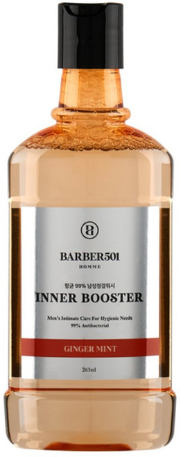 바버501 이너부스터 남성 청결제 진저 민트 263ml, 1개