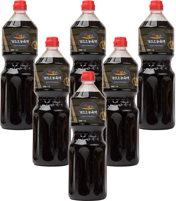 맛담은 가다랑어포로 우려낸 가쓰오농축액 2kg 단품 /잔치국수/어묵탕/우동육수, 가쓰오농축액2kg_6개, 6개