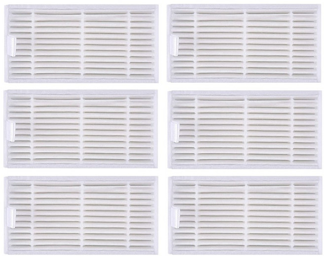 6PCS 스폰지 hepa 필터 로봇 진공 청소기 Chuwi Ilife V55 V50 V5 V5S V3S V3S V50 Pro X5 액세서리., 하얀색, 한개옵션0