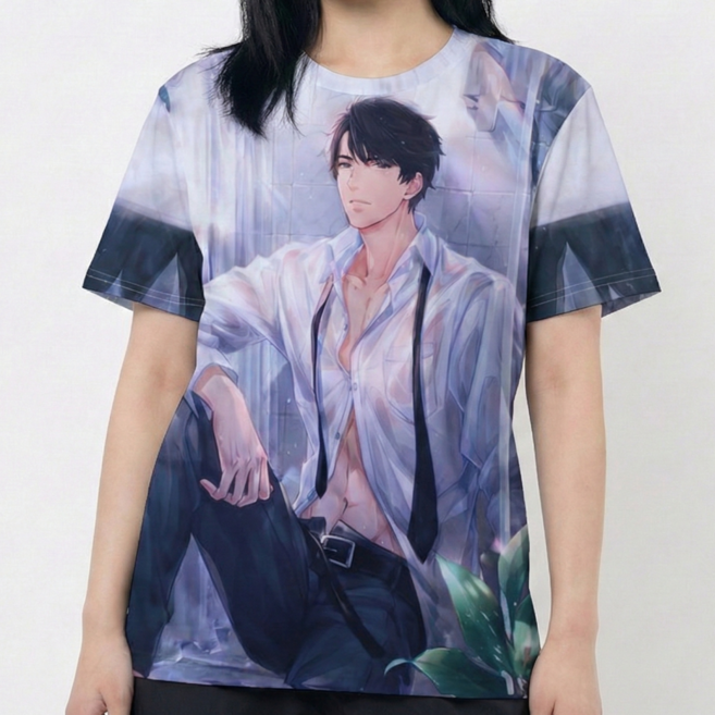 조이데이 꽃미남 집사 웃긴 티셔츠