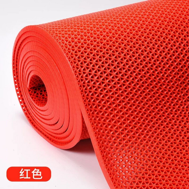 PVC 논슬립패드 미끄럼방지 안전 / 두꺼운 1.8mx3m파란색 수영장 벌집 / 고무 5m