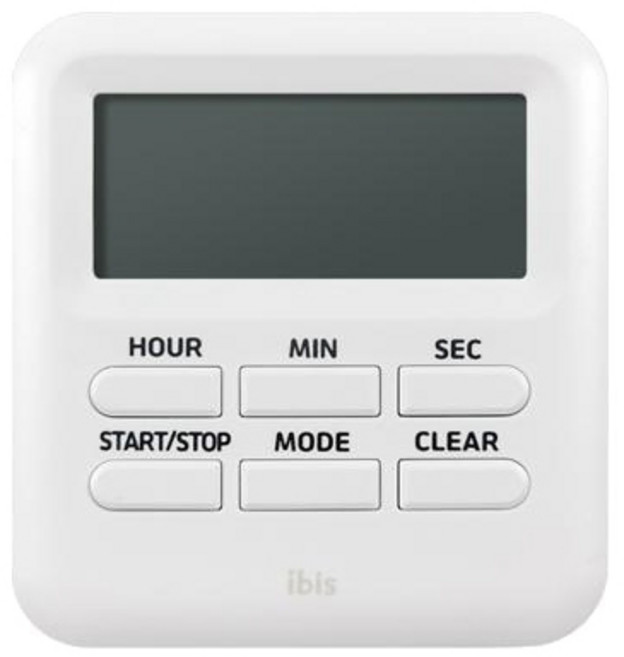 아이비스 스톱워치 11566 화이트 IB-900A, 1개, 화이트계열
