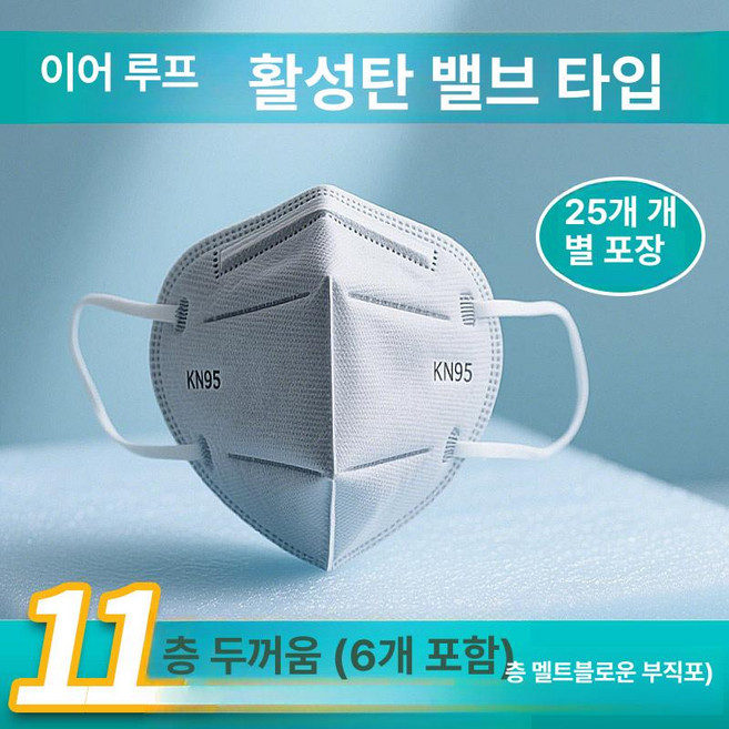 KN95 방진마스크 산업용 분진 방진 활성탄 공업용 마스크, B. 50개입 A, 1개