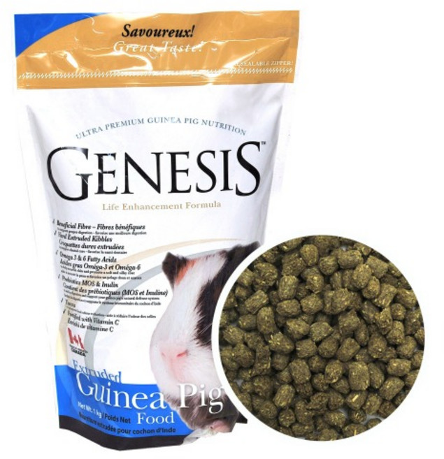 제네시스 기니피그 사료, 1kg, 1개
