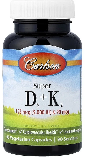 칼슨 엘리트 오메가3 700mg 비타민 D K 90캡슐, 1개, 90정 - 쿠팡