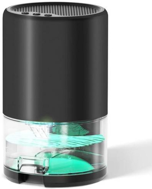 공기청정 제습기 가정용 소형 공기 조용한 방습 건조기 침실 지하실 사무실 H2105, Black, 1) Black