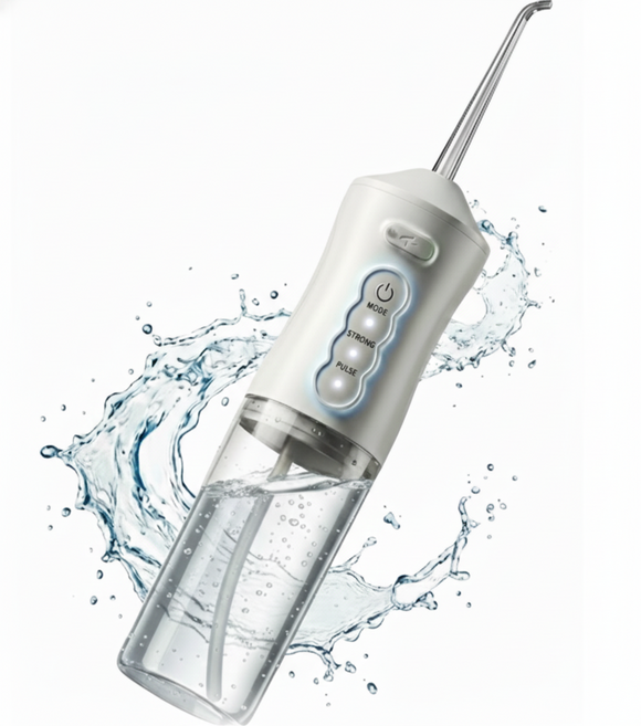 헤이슨 휴대용 구강세정기 무선 물치실 C타입 충전 전용팁4종, EQ-390K, 화이트