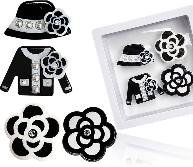 까멜리아 골프볼마커 4종세트 여성에게 인기많은 필드용 볼마크 골프용품, 4종한세트, 1개