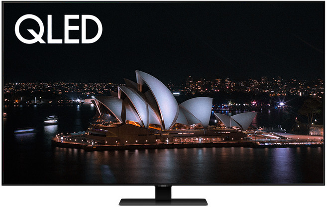 QN85Q80T 85인치 QLED UHD SMART TV 4K, 방문설치, Q80T, 블랙+사파이어 블루, 214.63cm(85 inch)