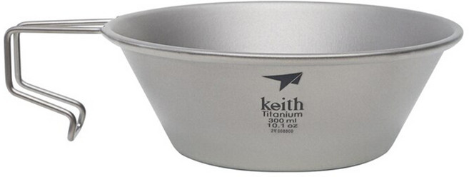 【Keith 純鈦】鈦露營杯雪拉碗 300ml《泡泡生活》野炊 登山 野餐 Ti5330, 1個