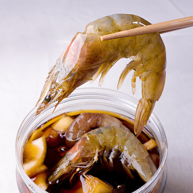 A테이블 쉐프 직접조리 수제 간장새우장 1kg 20미, 깐 새우장 1kg(매콤이), 1개