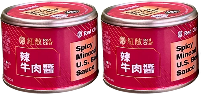 Red Chef 紅敞 辣牛肉醬, 170g, 2個