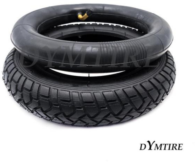 전기 스쿠터 용 10x2 타이어 자체 균형 자동차 10 인치 10X2.0(54-152) 내마 모성 두꺼운 오프로드 내부 튜, 3)inner outer tire, 1개