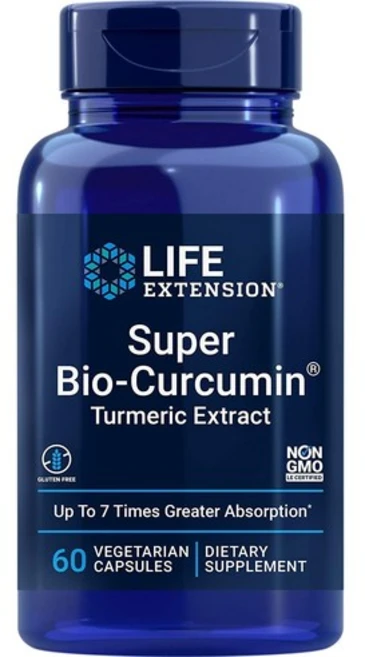 Life Extension 슈퍼 바이오-커큐민 400mg 베지테리안 캡슐, 60정, 1개 - 쿠팡