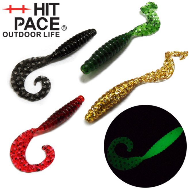 히트페이스 그럽웜, 01-23.그럽웜 4인치 (블랙)