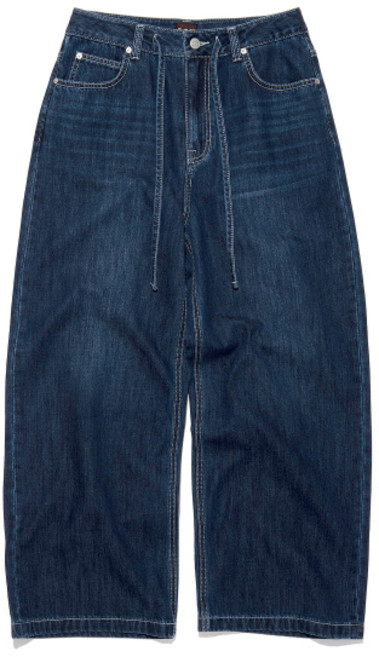 리 LEE 우먼 썸머 오버사이즈드핏 텐셀 데님 팬츠 인디고 다크 LE2602IP77ID 963571