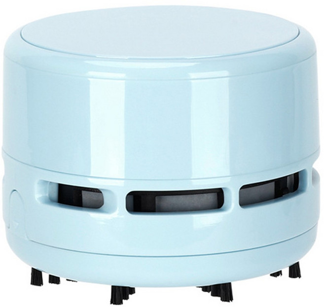 미니 데스크탑 청소기 휴대용 책상사무실 자동차 먼지 집진기 가정용 청소 전문가, 파란색