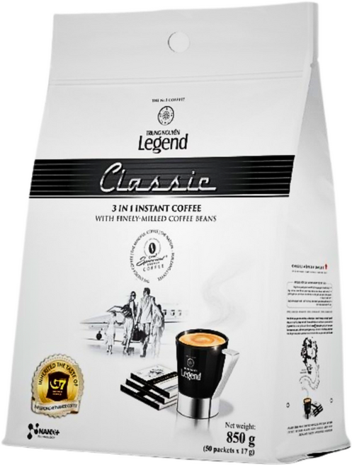 G7 베트남커피 쭝웬 레전드 클래식 3IN1 커피믹스, 850g, 1개, 1개입
