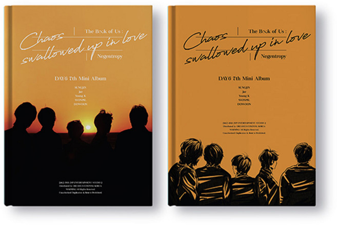 데이식스 (DAY6) 7집 미니앨범 [The Book of Us : Negentropy Chaos swallowed up in love] 새앨범, ONLY버전, 포스터없음