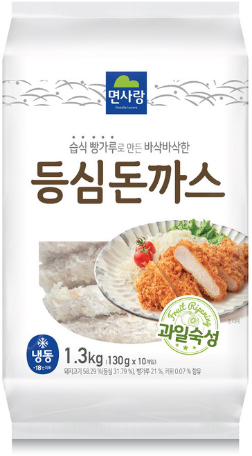 등심돈까스 면사랑 냉동, 1.3kg, 1개