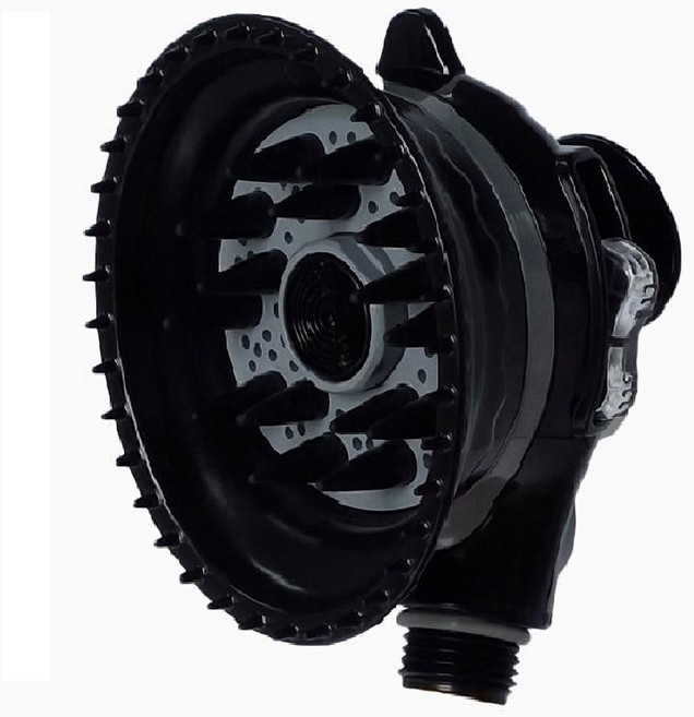 JW힐링뷰티 미용실용 샤워기헤드 블랙바디, 블랙, 1개