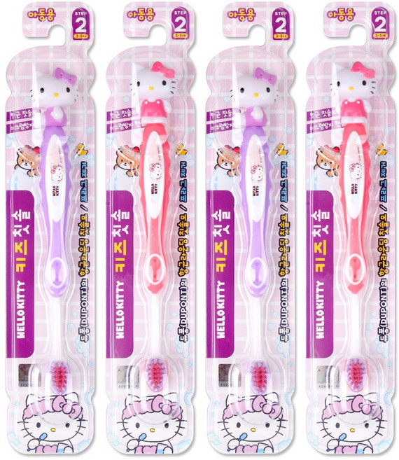 [무료배송]어린이 칫솔 묶음 피규어칫솔 캐릭터칫솔 유아칫솔 치약, 4개, 1개입