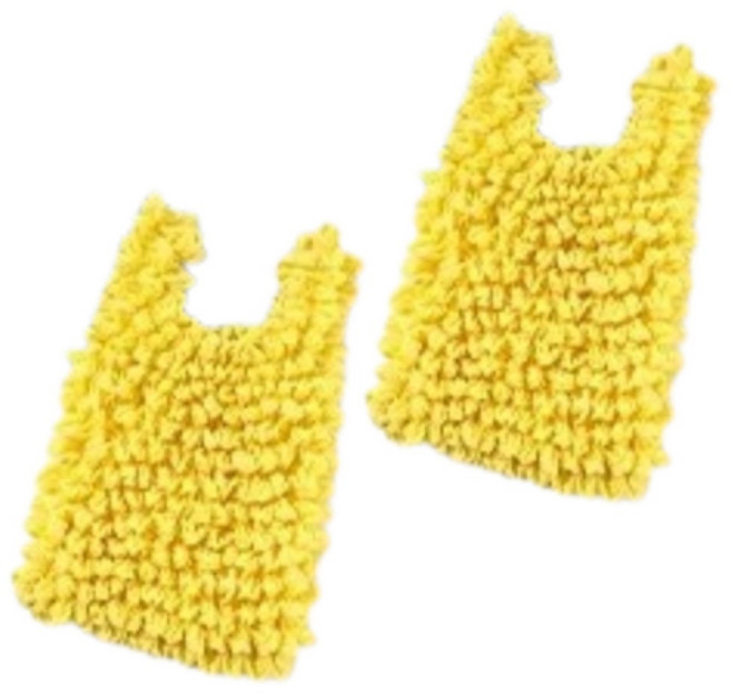 힐올 요술 주름 장바구니, 1세트, 노란색