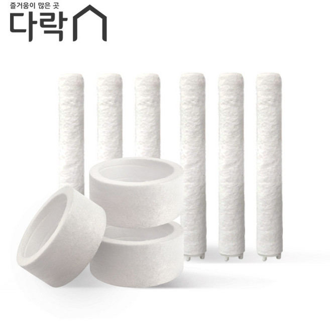 다락 온오프 이중필터 샤워기 헤드 필터세트, 교체용 필터세트, 1개