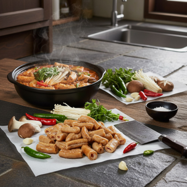 홈쇼핑 정품 신문 참맛있데이 궁중 소곱창전골, 7kg, 1세트